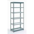 Global Equipment Heavy Duty Shelving 36"W x 18"D x 72"H With 6 Shelves - Wire Deck - Gray 255705